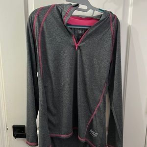 Half zip pull over work out shirt
